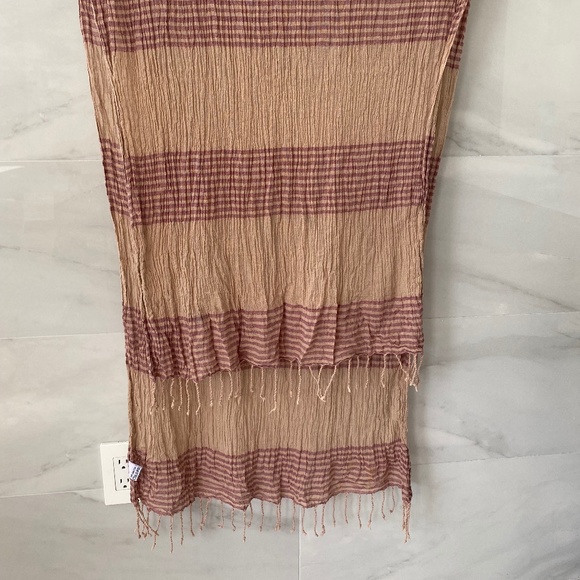 2/$16 Crinkle Scarf 70x24 - Picture 2 of 3